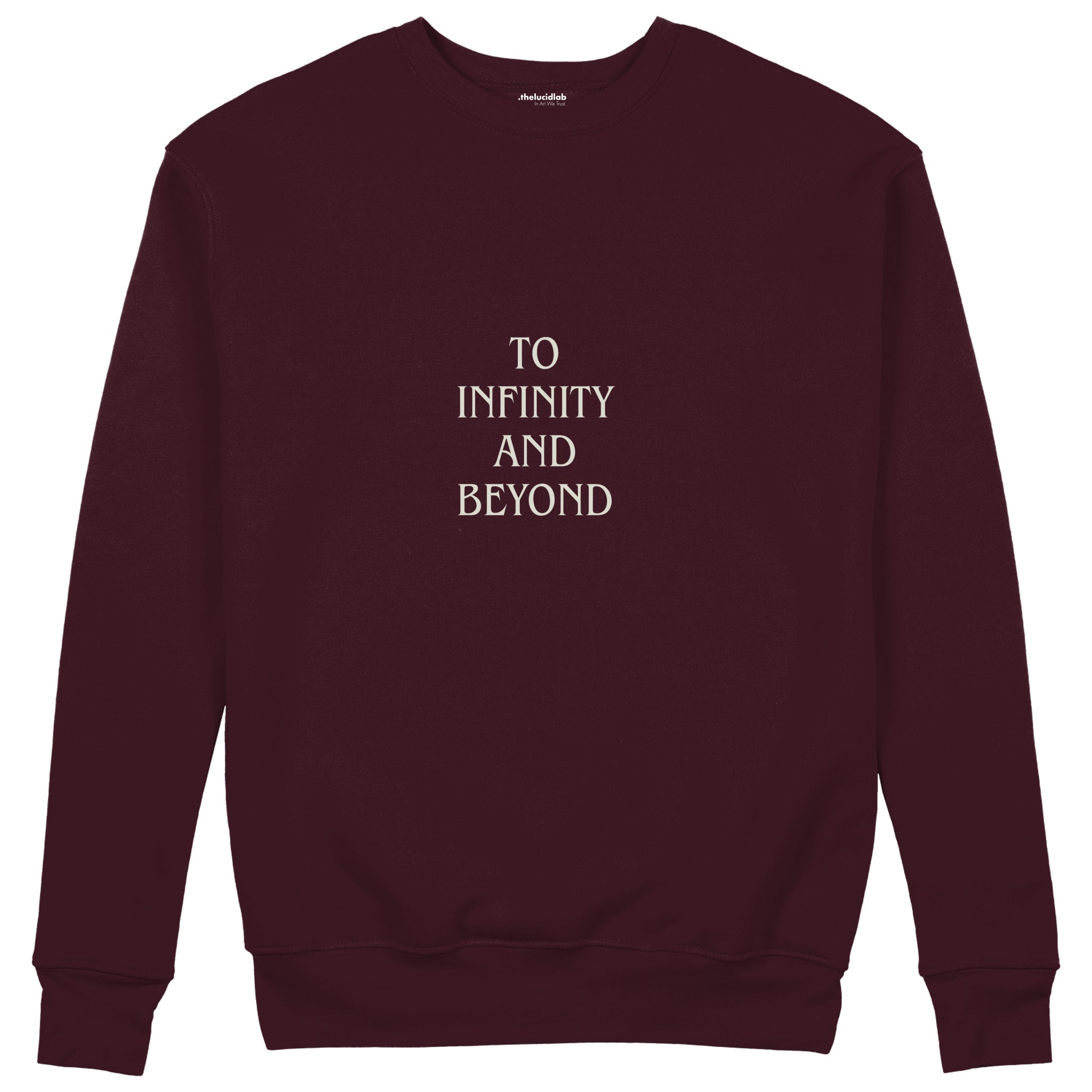 To Infinity and Beyond Sweatshirt — Bordo — Ön