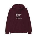 Fuck Nudes Hoodie — Bordo — Görsel 1