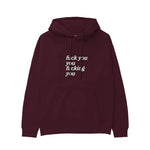 Fuck You Hoodie — Bordo — Görsel 1