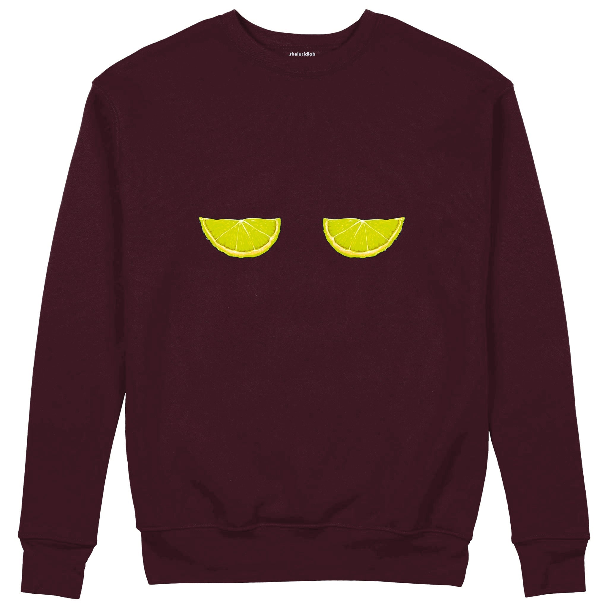 Sour Twins Sweatshirt — Bordo — Görsel 1