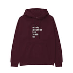 I Am Turkish Too Hoodie — Bordo — Görsel 1