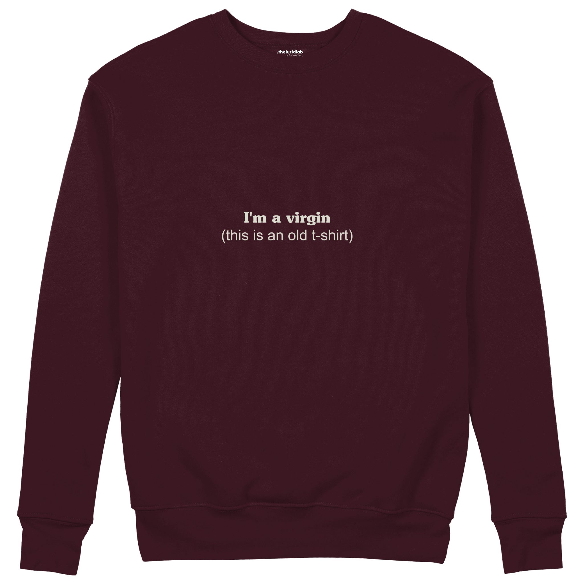 Virgin Energy Sweatshirt — Bordo — Ön