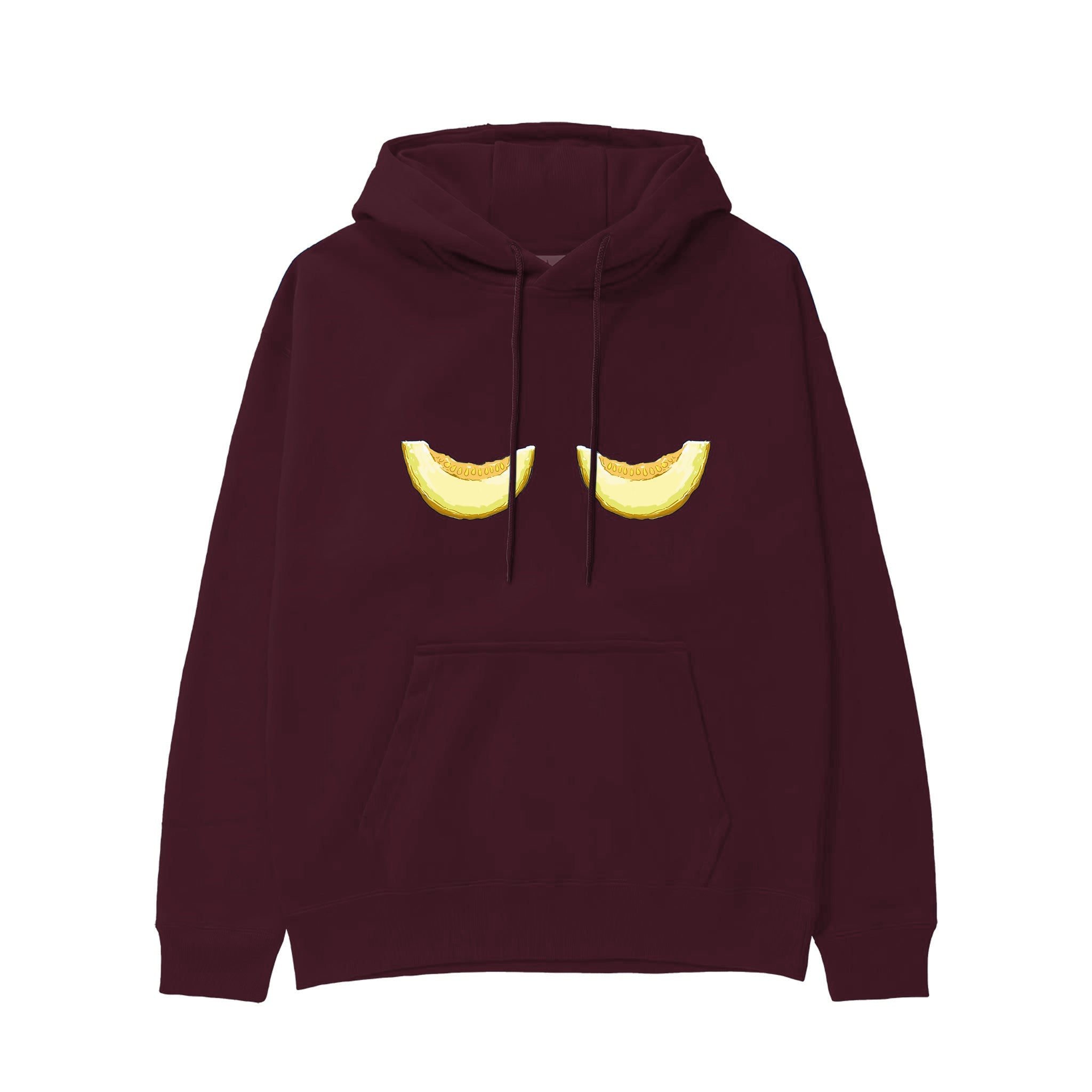 Nice Melons Hoodie — Bordo — Görsel 1