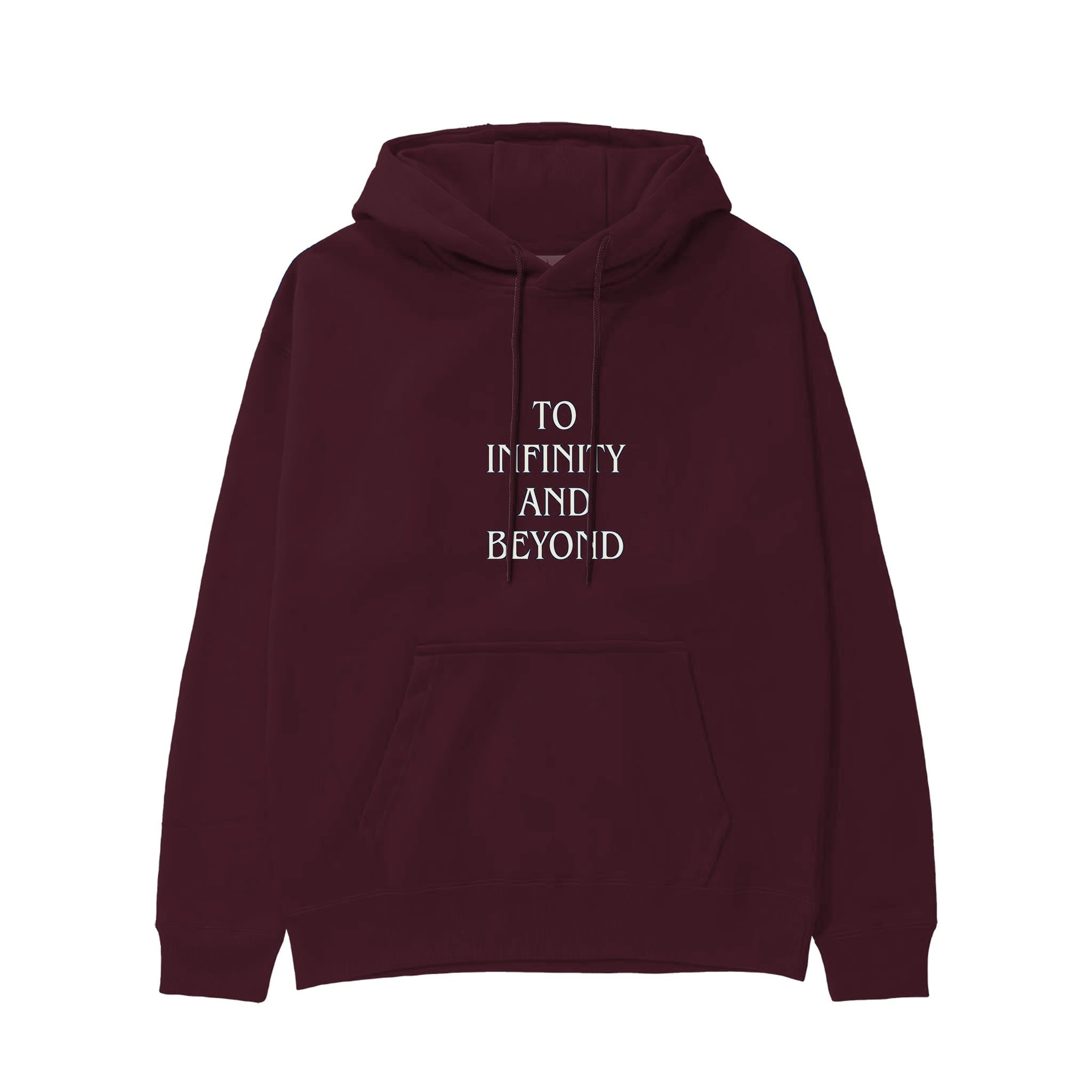 To Infinity and Beyond Hoodie — Bordo — Görsel 1
