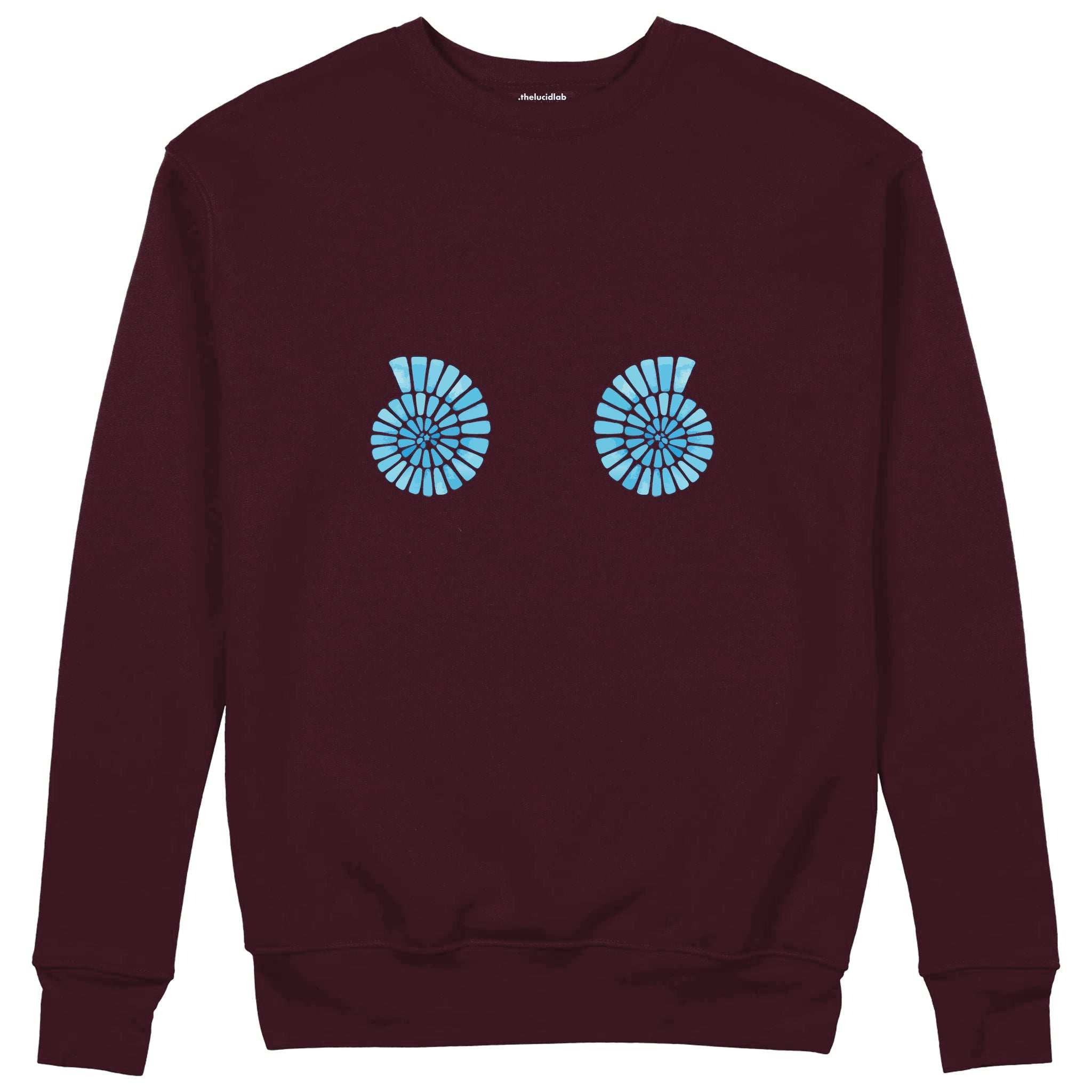 Shell Yeah Sweatshirt — Bordo — Görsel 1
