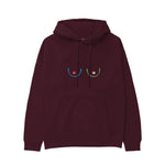 Boobs & Hearts Hoodie — Bordo — Görsel 1