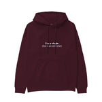 Virgin Energy Hoodie — Bordo — Görsel 1