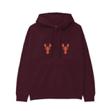 Hot Lobsters Hoodie — Bordo — Görsel 1