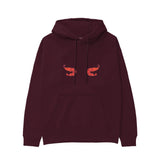 Nice Shrimps Hoodie — Bordo — Görsel 1