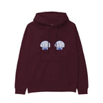 Nice Shells Hoodie — Bordo — Görsel 1