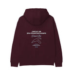 Spa-Francorchamps Grand Prix Hoodie — Bordo — Görsel 2