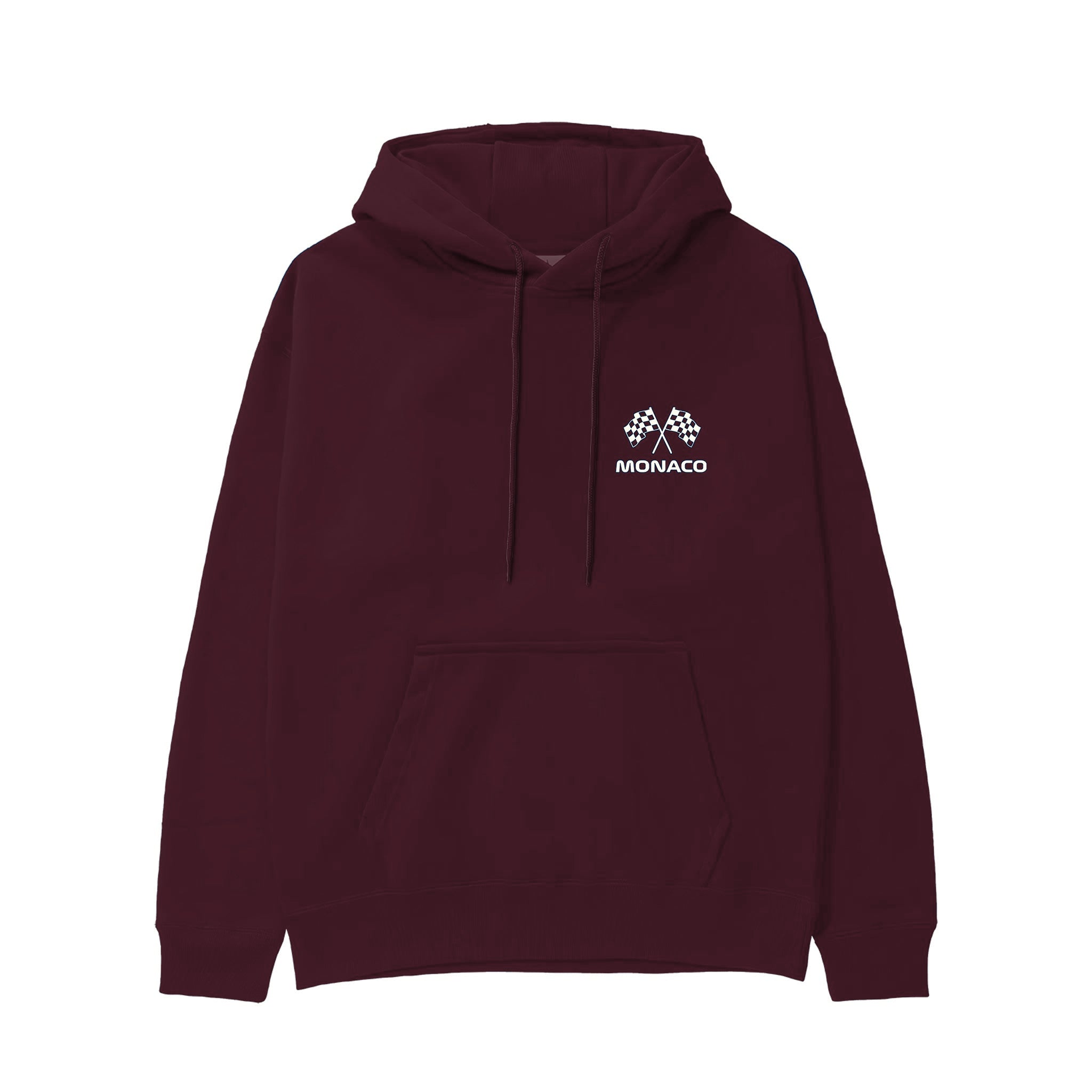 Monaco Grand Prix Hoodie — Bordo — Görsel 1
