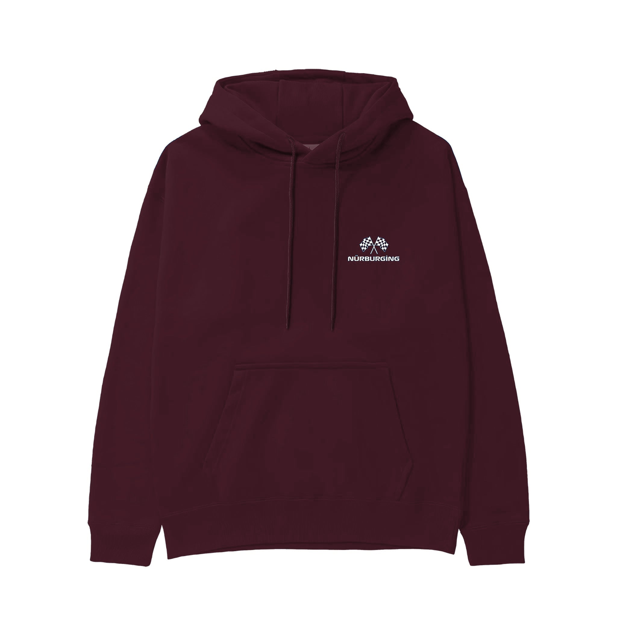 German Grand Prix – Nürburgring Grand Prix Hoodie — Bordo — Görsel 1