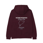 German Grand Prix – Nürburgring Grand Prix Hoodie — Bordo — Görsel 2