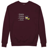 1 Tequila 2 Tequila Sweatshirt — Bordo — Görsel 1