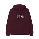 1 Tequila 2 Tequila Hoodie — Bordo — Görsel 1
