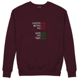End And King Sweatshirt — Bordo — Görsel 1