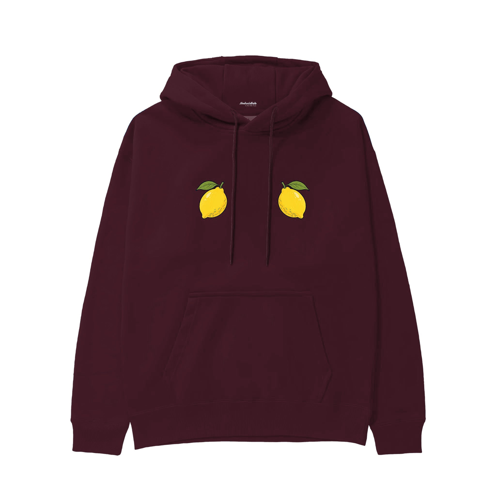 Squeeze Me Hoodie — Bordo — Görsel 1