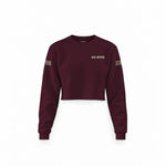 Sons Of Anarchy: Girl of Mayhem Crop Sweatshirt — Bordo — Görsel 1