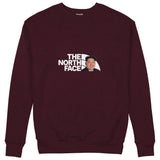 North Face Sweatshirt — Bordo — Ön
