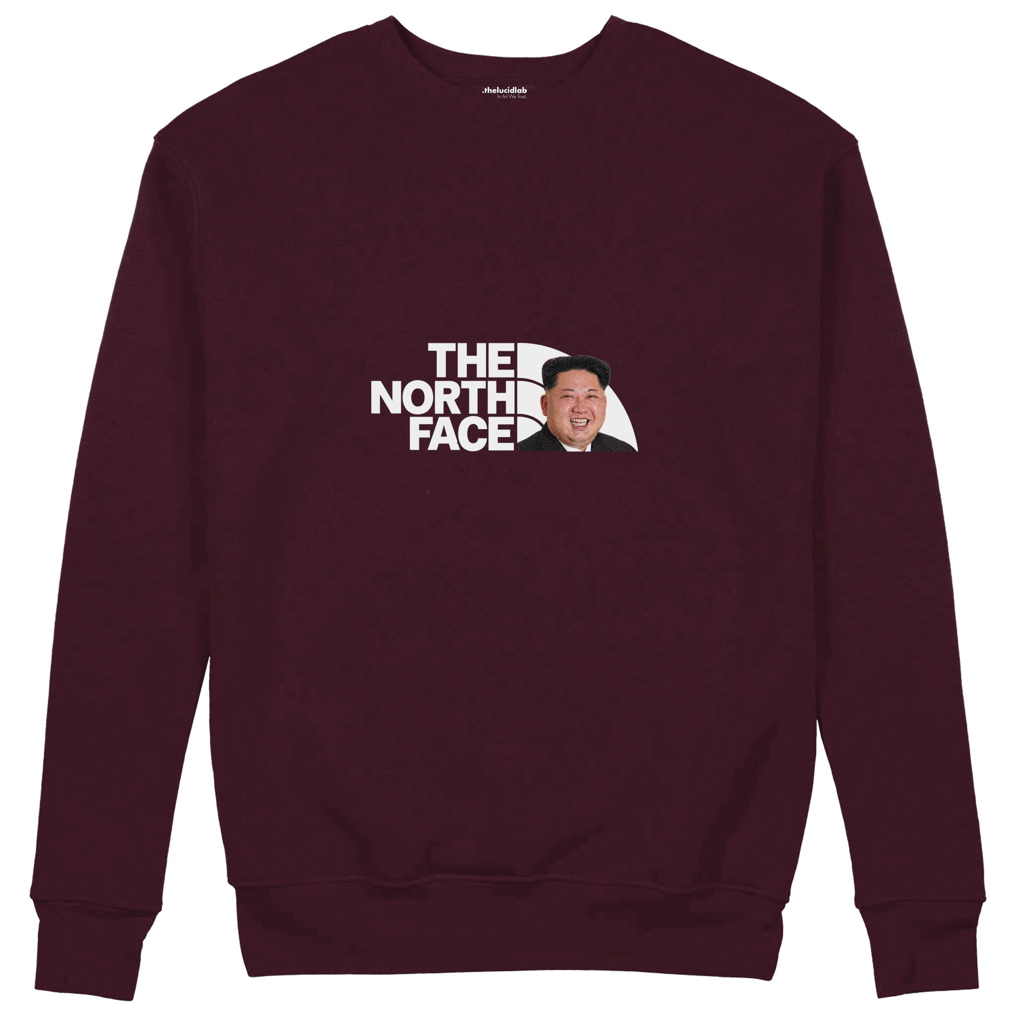 North Face Sweatshirt — Bordo — Ön
