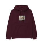 Orchard with Cypresses Hoodie — Bordo — Görsel 1