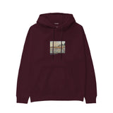Orchard with Cypresses Hoodie — Bordo — Görsel 1