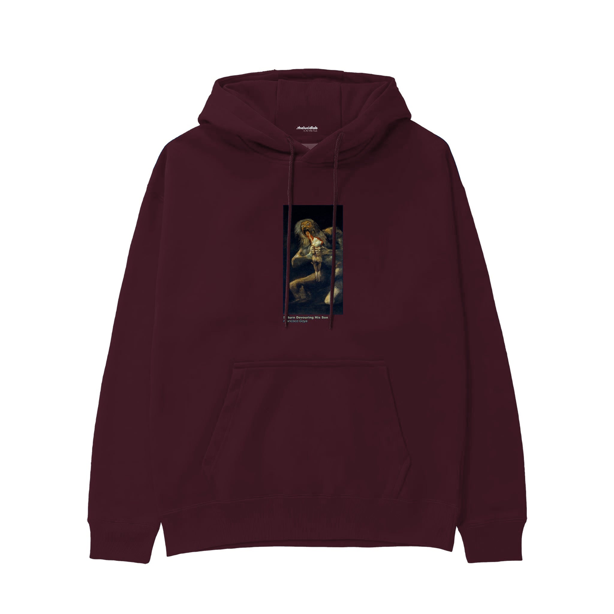 Saturn Devouring His Son Hoodie — Bordo — Görsel 1