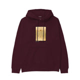 Vitruvian Man Hoodie — Bordo — Görsel 1