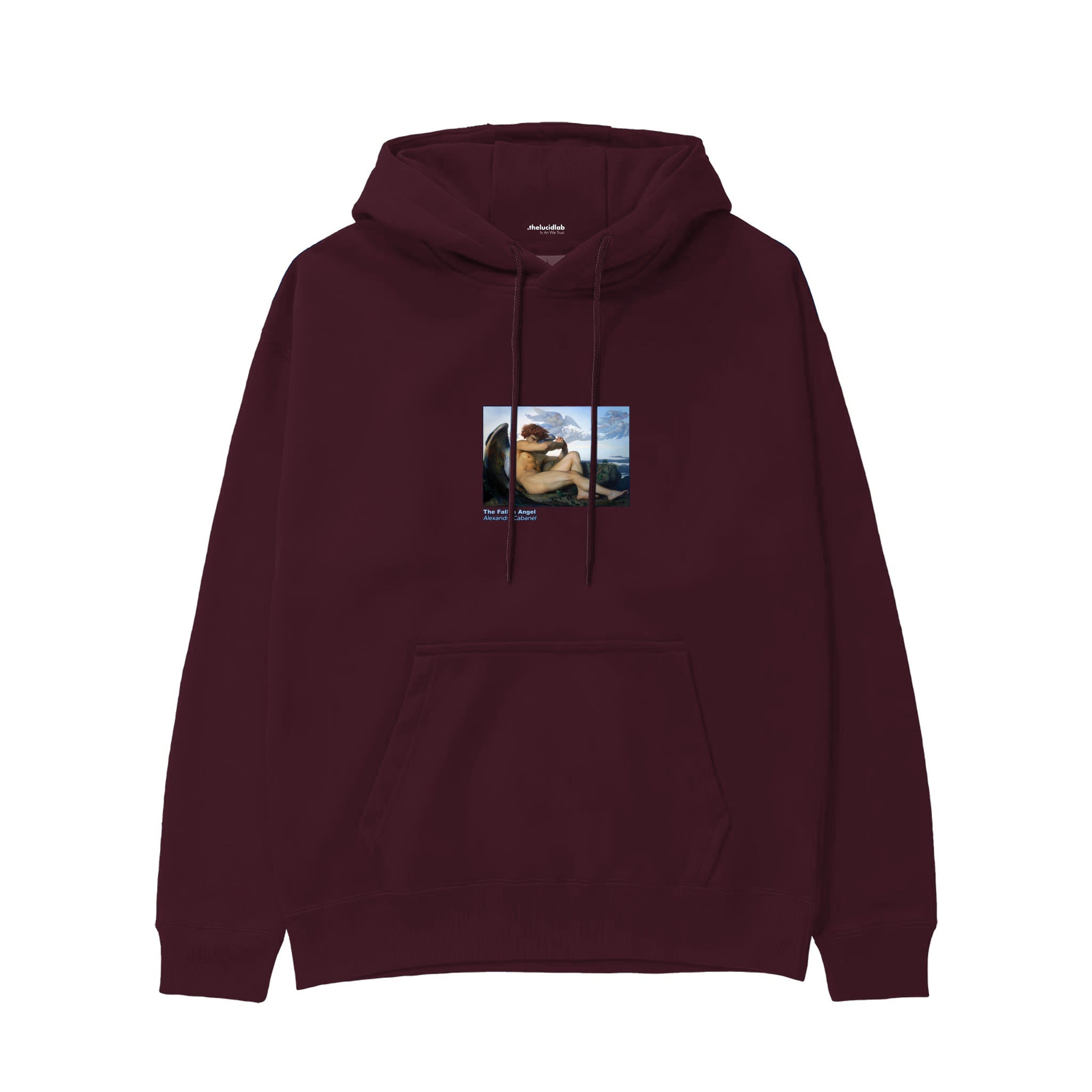 The Fallen Angel Hoodie — Bordo — Görsel 1