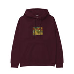 The Night Café Hoodie — Bordo — Görsel 1