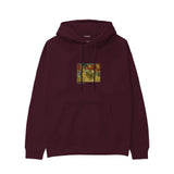 The Night Café Hoodie — Bordo — Görsel 1