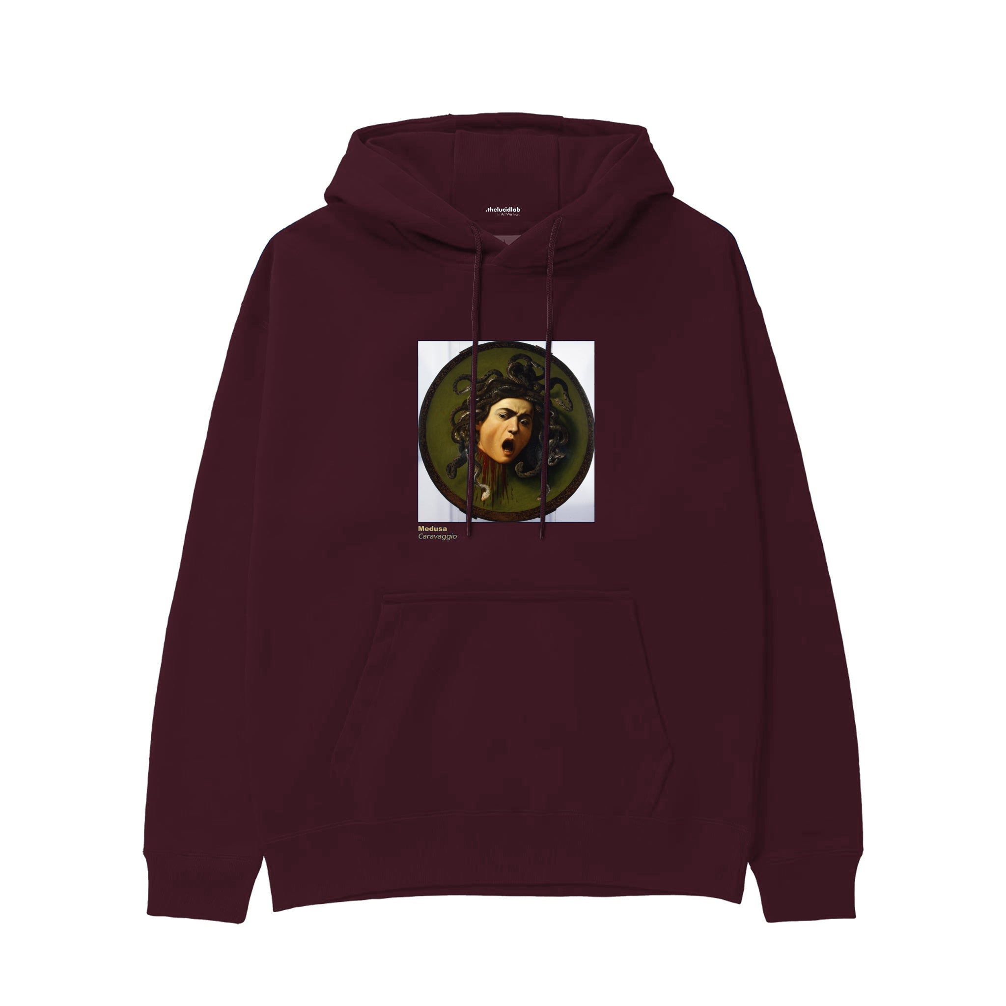 Medusa Hoodie — Bordo — Görsel 1