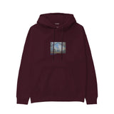 Gare Saint-Lazare Hoodie — Bordo — Görsel 1