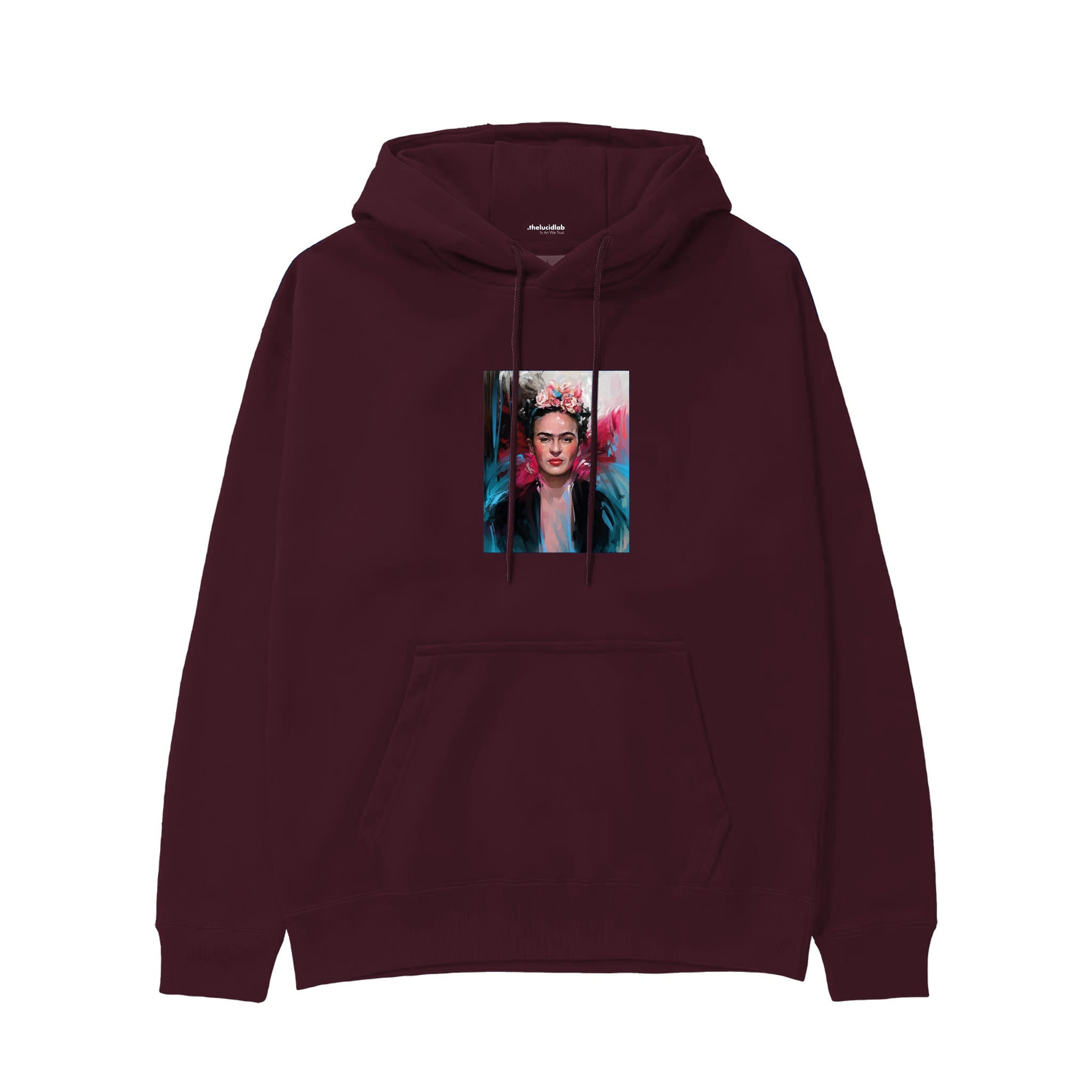 Frida Hoodie — Bordo — Görsel 1