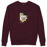 Chalk Cliffs on Rügen Sweatshirt — Bordo — Görsel 1