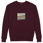 Orchard with Cypresses Sweatshirt — Bordo — Görsel 1