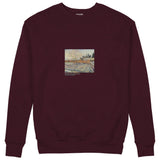Orchard with Cypresses Sweatshirt — Bordo — Görsel 1