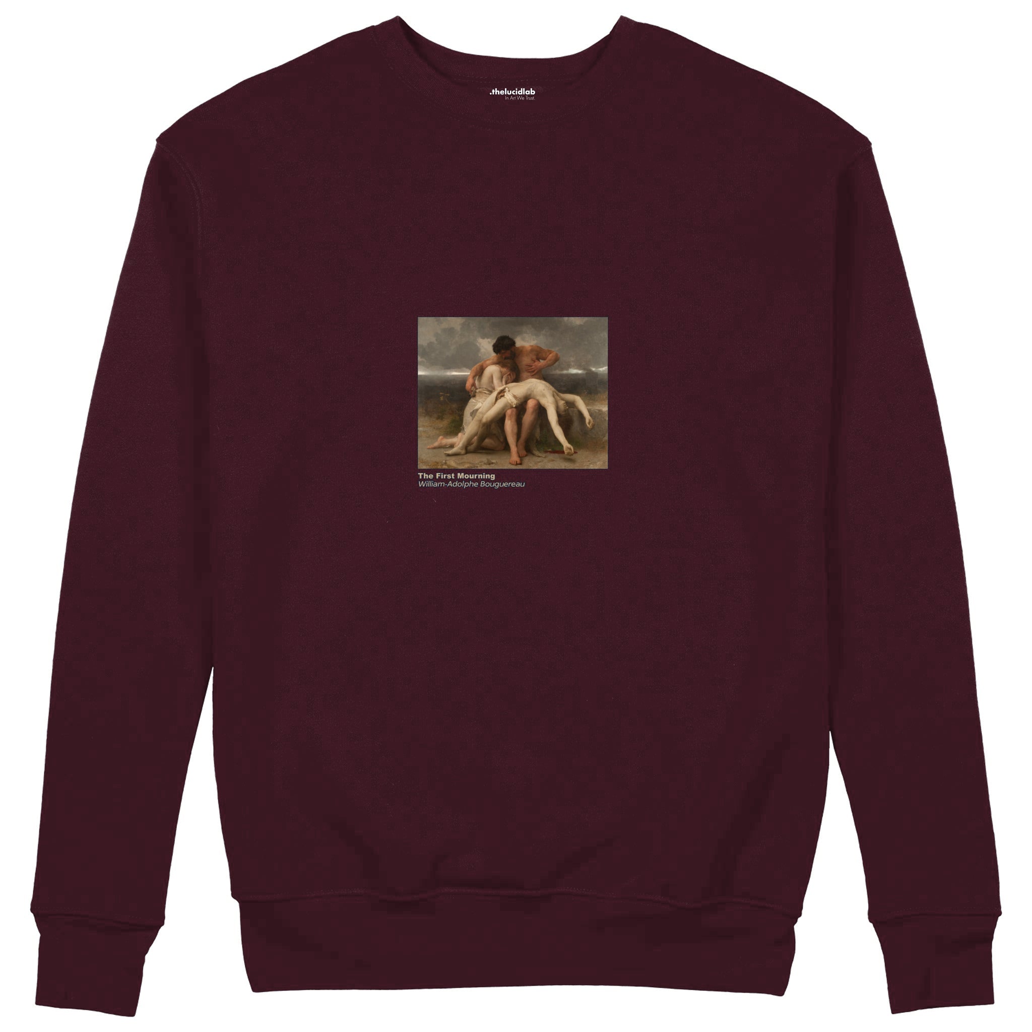 The First Mourning Sweatshirt — Bordo — Görsel 1