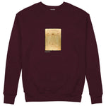 Vitruvian Man Sweatshirt — Bordo — Görsel 1