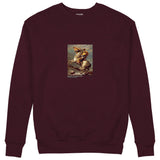 Napoleon Crossing the Alps Sweatshirt — Bordo — Görsel 1