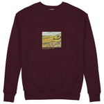 Field with Ploughman and Mill Sweatshirt — Bordo — Görsel 1