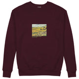 Field with Ploughman and Mill Sweatshirt — Bordo — Görsel 1