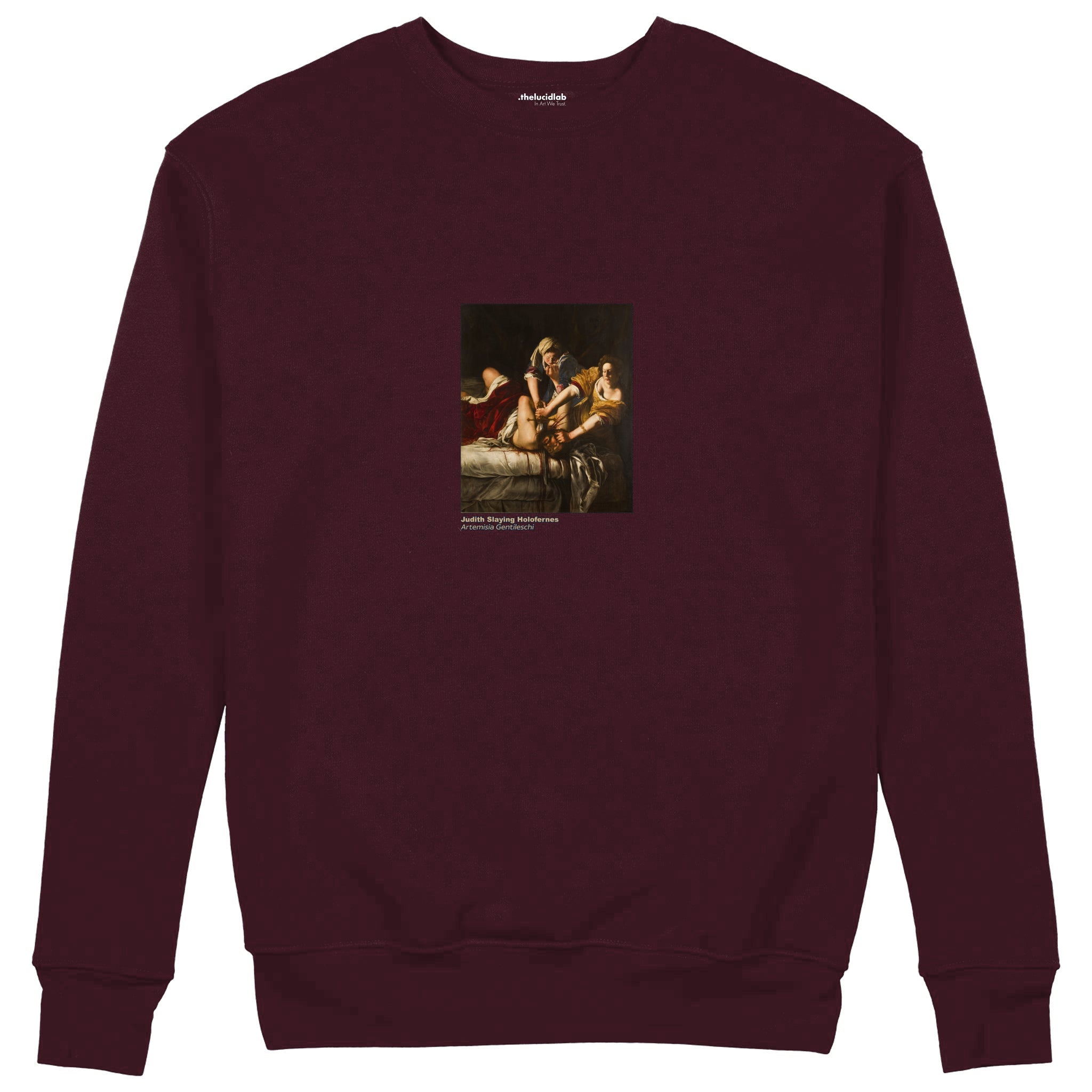 Judith Slaying Holofernes Sweatshirt — Bordo — Görsel 1