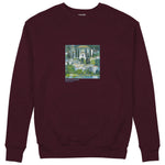 Church in Cassone Sweatshirt — Bordo — Görsel 1