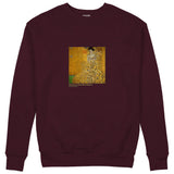 Portrait of Adele Bloch-Bauer I Sweatshirt — Bordo — Görsel 1