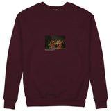 The Death of Socrates Sweatshirt — Bordo — Görsel 1