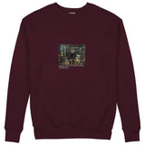 Interior of a Collector's Gallery of Paintings and Objets d'Art Sweatshirt — Bordo — Görsel 1