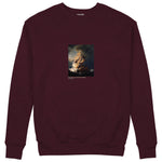 The Storm on the Sea of Galilee Sweatshirt — Bordo — Görsel 1