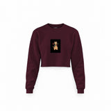 Catana: The Last Stand Crop Sweatshirt — Bordo — Görsel 1